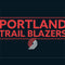 NBA Portland Trail Blazers Standard - Black Wii Remote Controller Skin
